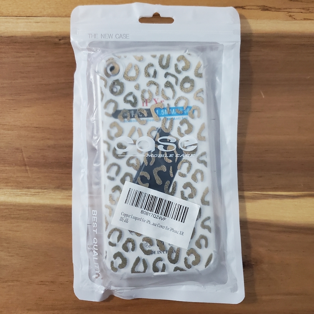 NEW iPhone XR Copper Leopard Case